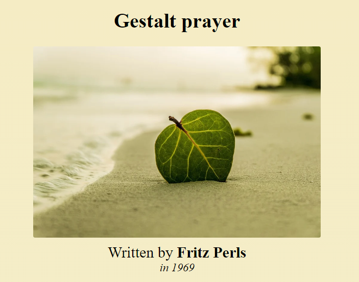 Gestalt page review